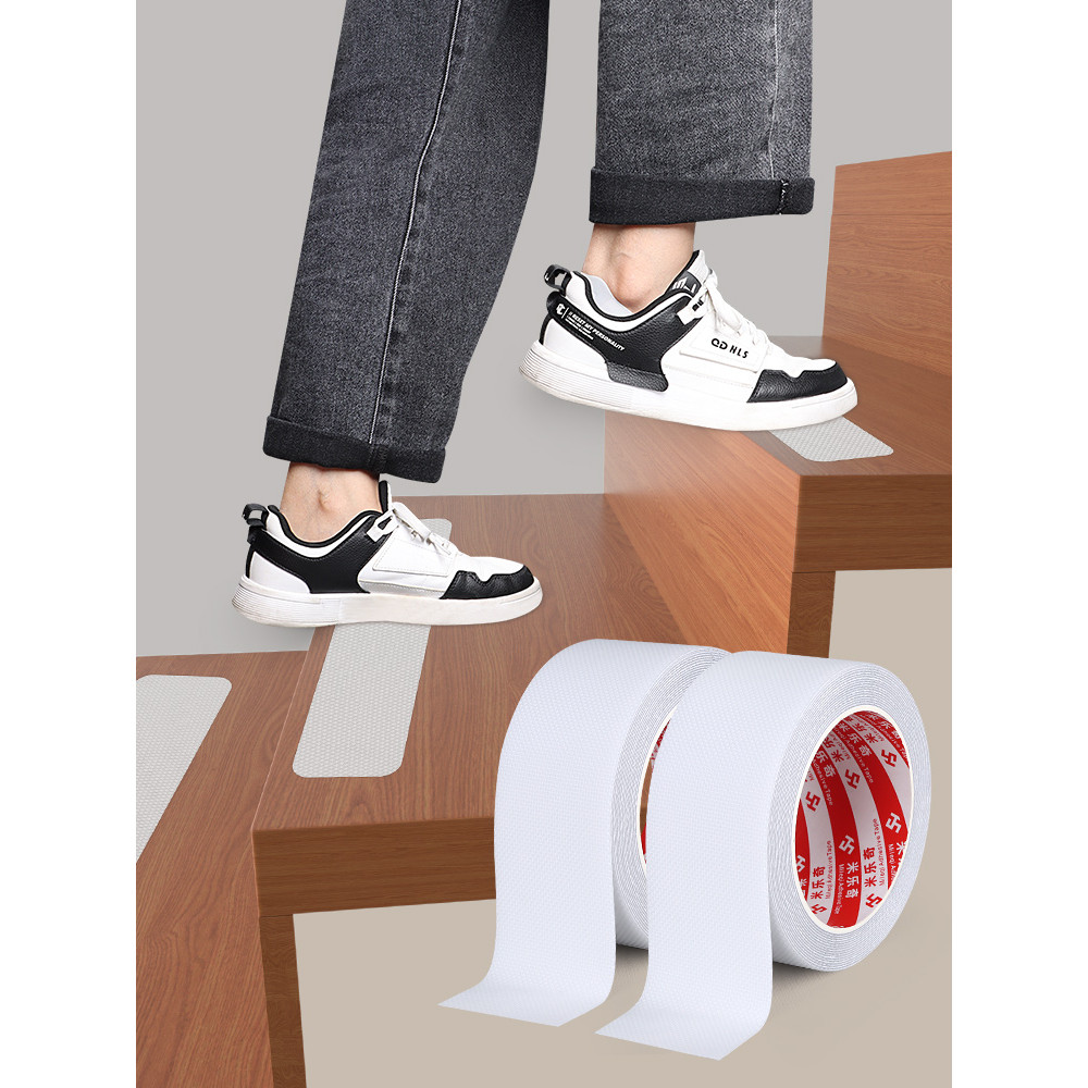 บันได Step Mat Self-Adhesive Cutable กันน้ํา Anti-Slip Wrestling Step Edge สติกเกอร์ยาง Frosted PVC 