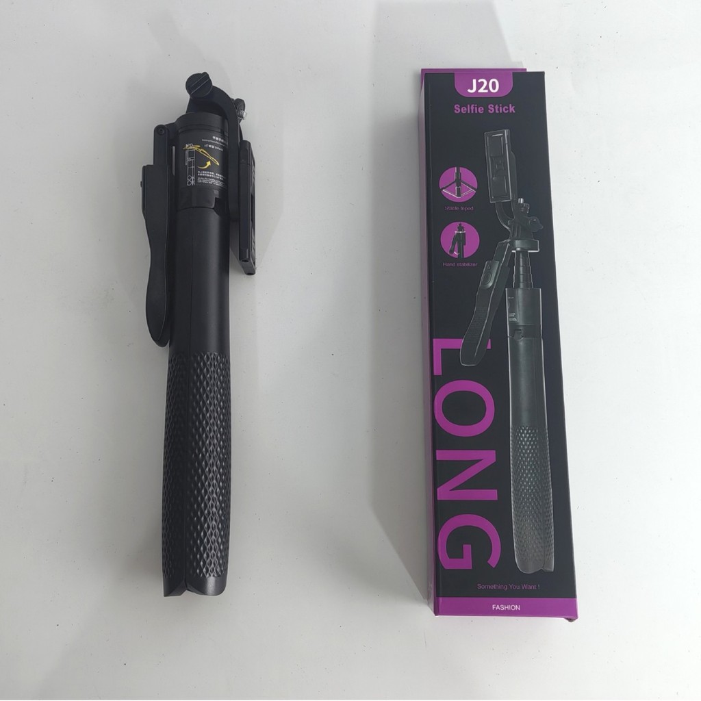 รุ่นส่วนตัว J20 2m Retractable รีโมทคอนโทรล Photo Handy เครื่องมือ Selfie Stick ขาตั้งกล้องผู้ถือโทร