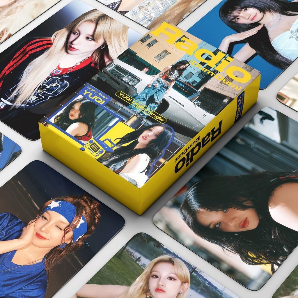 พร้อมสต็อก 55 เพลง YUQI การ์ด RADIO I-DLE การ์ดสินค้า YUQI Photocards