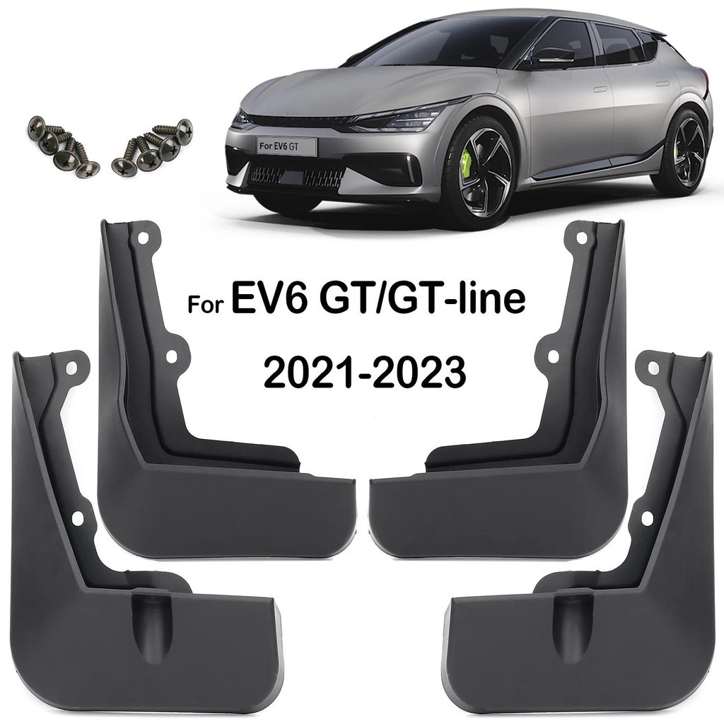 APKTNKA สําหรับ Kia EV6 GT-Line GT Line CV EV 021 2022 2023 Mud Flaps Splash Guard Mudguard ด้านหน้า