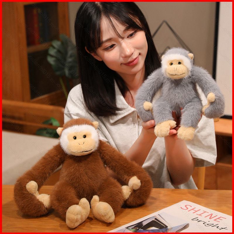 PF แขวน Gibbon Plushie ตุ๊กตาลิงของเล่น Magic เทปมือสําหรับแขวนตกแต่ง
