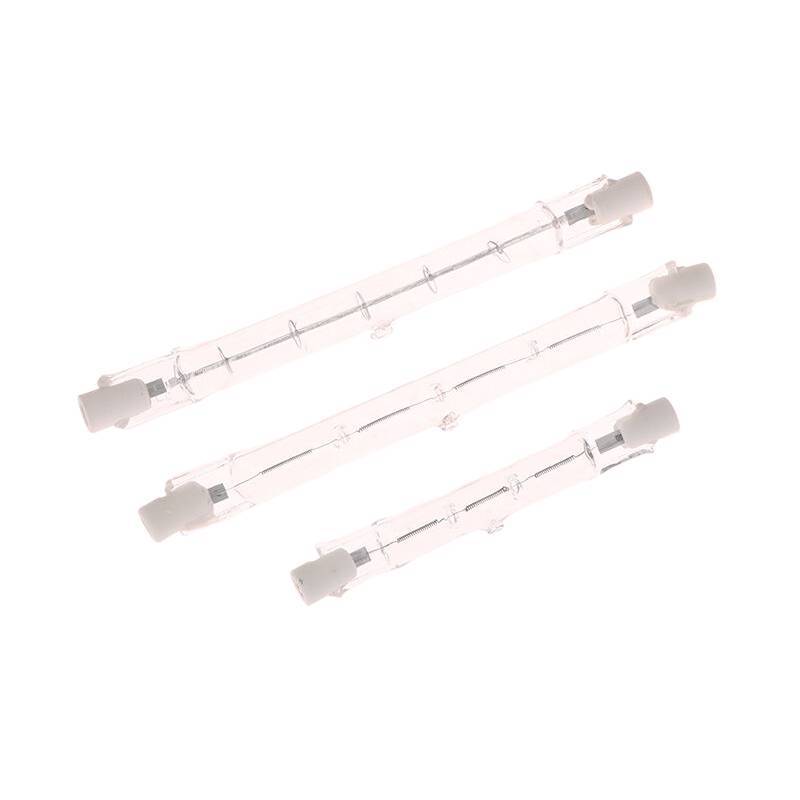 โคมไฟ 70-1000W Double Ended Linear R7s หลอดไฟฮาโลเจน AC220-240V ตกแต่งในครัวเรือน R7s หลอดไฟฮาโลเจน