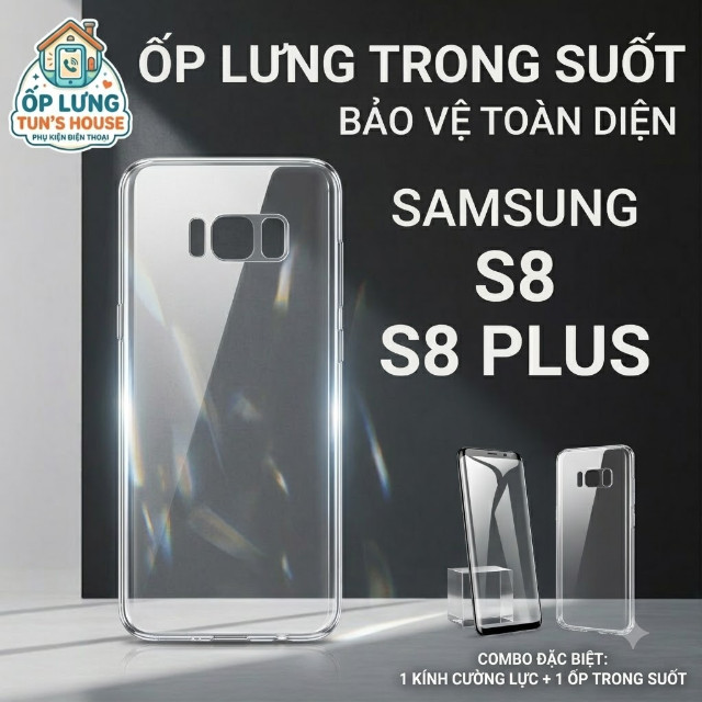 Samsung S8 plus, S8+, S8 Tun House เคสใสธรรมดา | เคสโทรศัพท์แบบยืดหยุ่น SS galaxy ปกป้องกล้องโทรศัพท