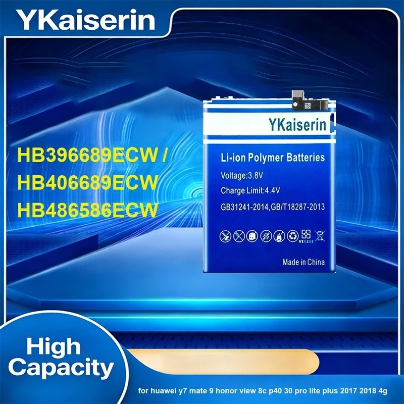 แบตเตอรี่ HB486586ECW HB396689ECW / HB406689ECW สําหรับ Huawei Y7 Mate 9 สําหรับ Honor View 8C P40 3