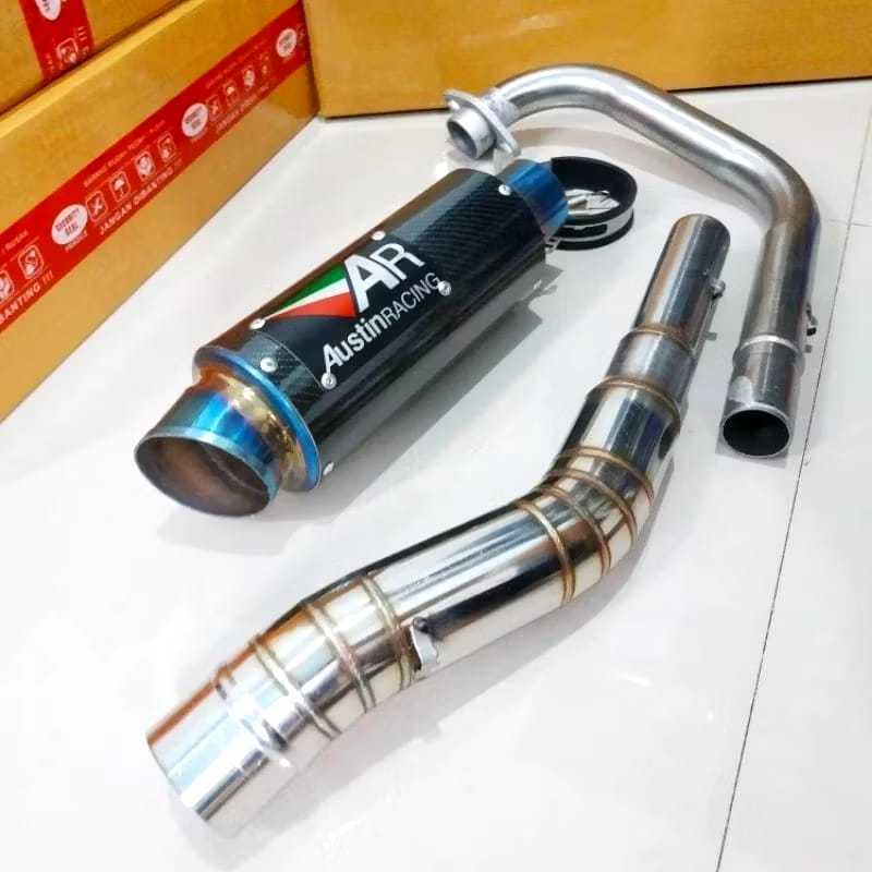 ท่อไอเสีย Austin Y15ZR, LC135, RS150, RSX150, GSX R 150, CBR150R, RAIDER FI R 150, FZ150, BELANG R 1