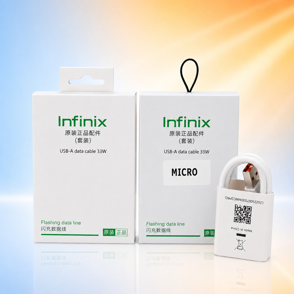 INFINIX 33W KC5 TURBO SUPERVOOC สายชาร์จเร็ว USB เป็น MICRO / TYPE-C