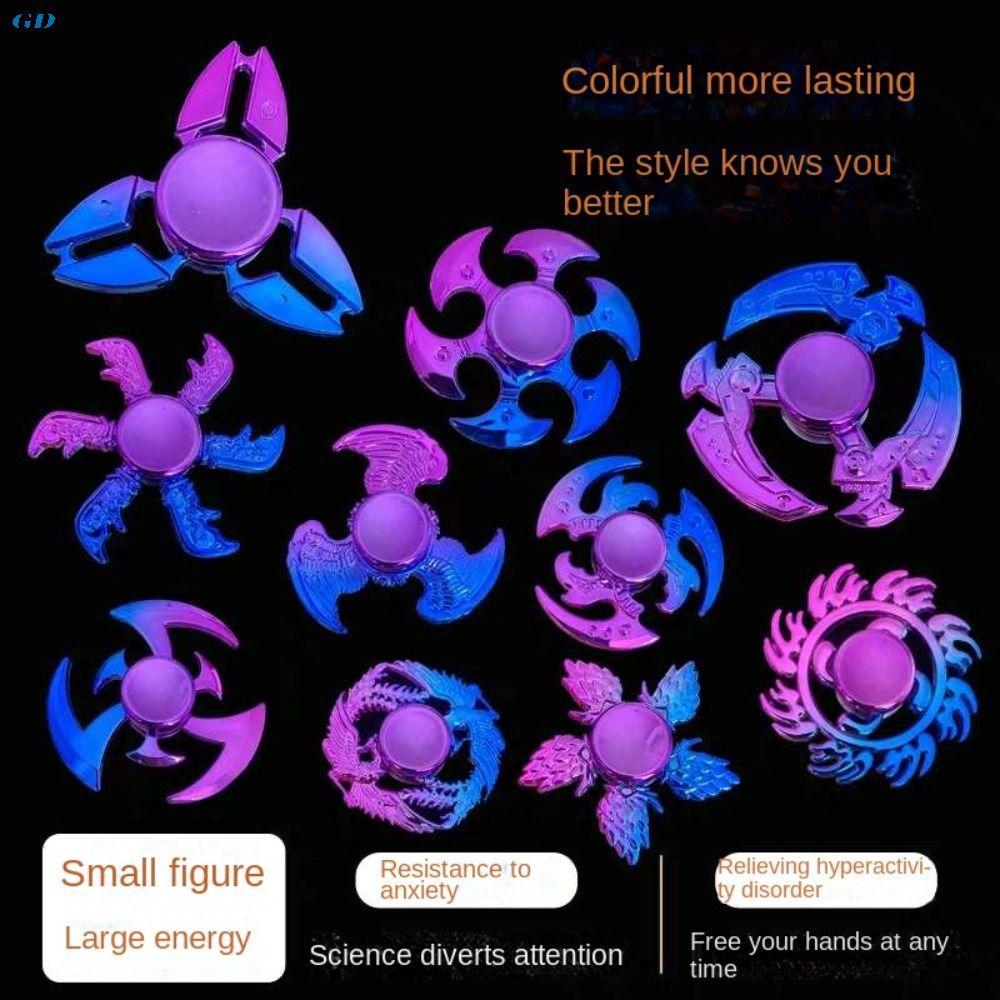 GOURMETDELIGHT ปลายนิ้ว Gyro, เสียงรบกวนต่ํา Anti-Anxiety Hand Spinner, Self-หล่อลื่นแบริ่ง Anti ความดันความเร็วสูง Dragon Wings Finger Spinner เด็กของขวัญ