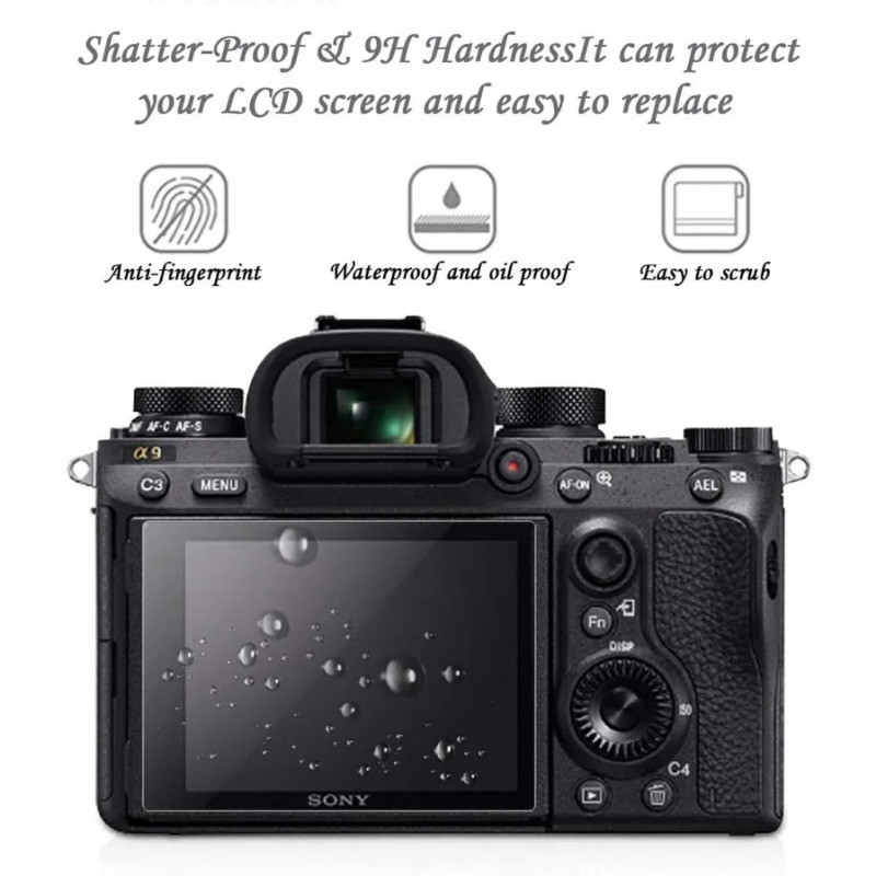 SONY  9HสําหรับSony A9 A900 A99 A99II A9II A9III Alpha1II Alpha7RVI A99M2 A9M2 A9M3 ป้องกันหน้าจอCle