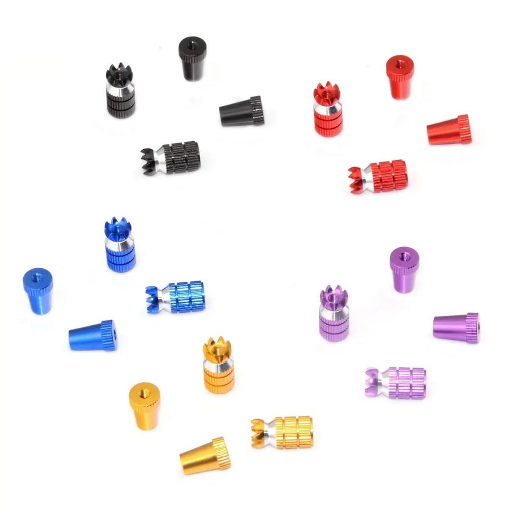 อลูมิเนียม M3 M4 เครื่องส่งสัญญาณ Stick Ends จอยสติ๊กสําหรับ JR FRSKY X7 FLYSKY I6 จัมเปอร์ T18 Futa