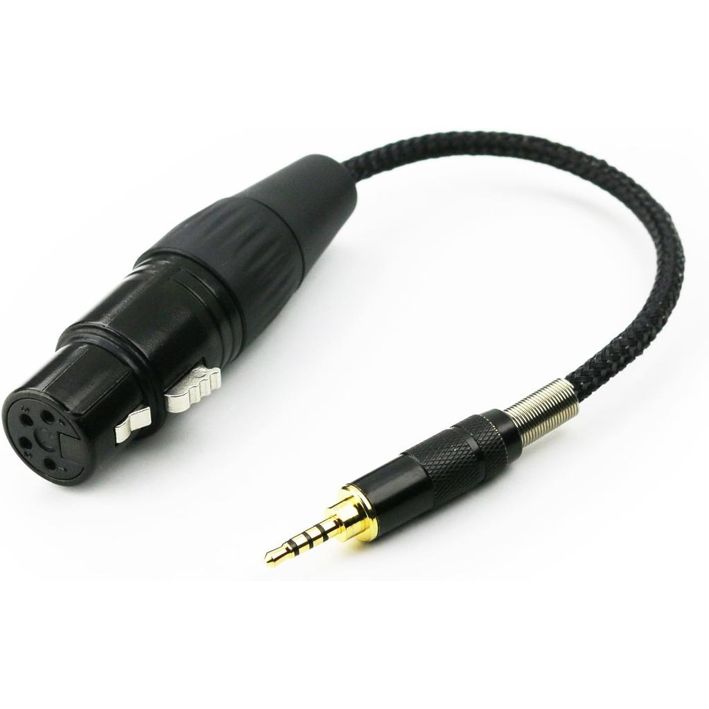 NewFantasia 2.5 มม.Trrs Balanced ชาย 4-pin XLR Balanced หญิงหูฟังอะแดปเตอร์เสียงสําหรับ Astell & Ker