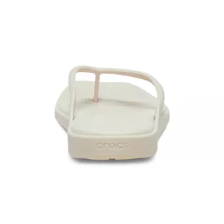 CROCS รองเท้าแตะผู้หญิง MIAMI FLIP - COCOA CREAM