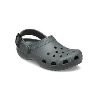 CROCS รองเท้าลำลองผู้ใหญ่ CLASSIC ENAMEL BUCKLE CLOG รุ่น 213347-0YK - CARBON