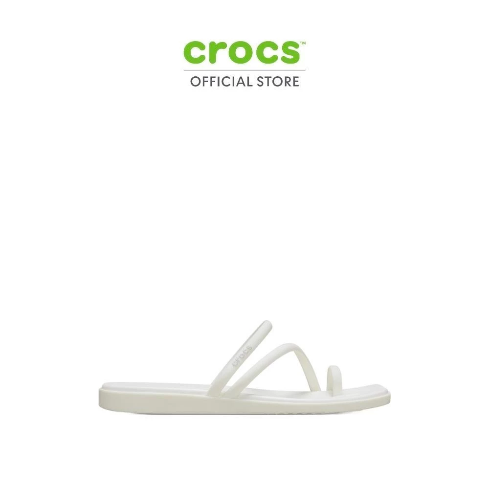 CROCS รองเท้าแตะผู้หญิง MIAMI TOE LOOP SANDAL รุ่น 209862-0WV - CHALK