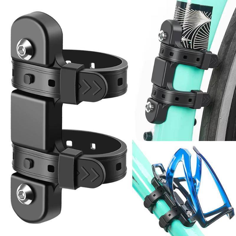 LLS จักรยานขวดน้ํา Mount Adaptor ซิลิโคนเจลผ้าพันแผลกาต้มน้ํากรงสายคล้อง Seatpost ส้อมกรอบติดตั้งผู้ถืออะแดปเตอร์ HOT