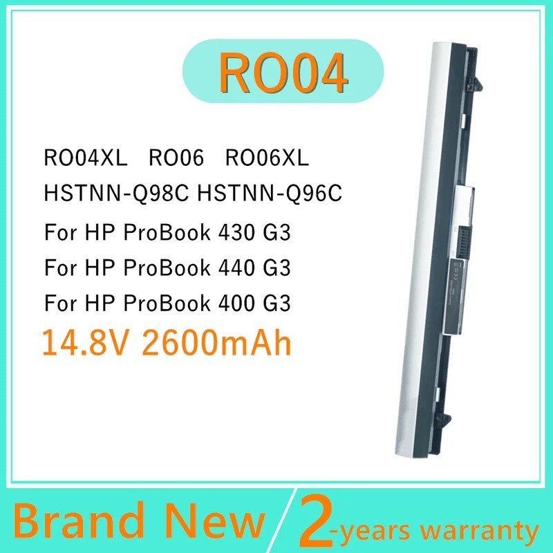 RO04 แบตเตอรี่แล็ปท็อปสําหรับ HP ProBook 430 440 G3 HSTNN-PB6P HSTNN-LB7A R0O4 RO06XL