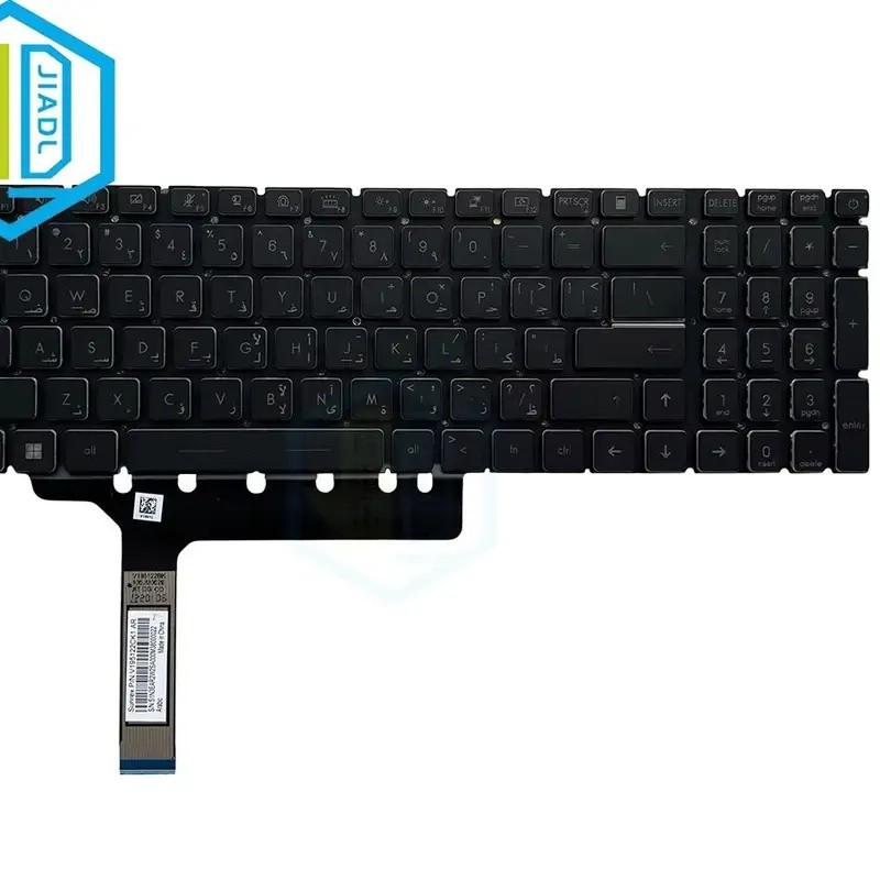 AR FR GR NE PO RU TR Backlit คีย์บอร์ดสําหรับ MSI GP76 GL76 GE76 GL75 GF75 GS75 GT76 GS76 MS -17K3 1