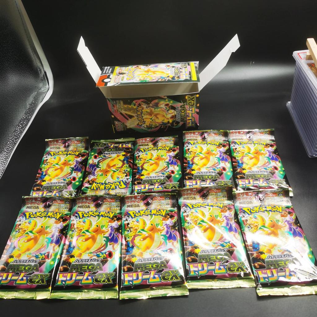 การ์ดโปเกมอน DIY Inferno X M2a Booster Box ex 100/080 อะนิเมะญี่ปุ่นคอลเลกชันของเล่น