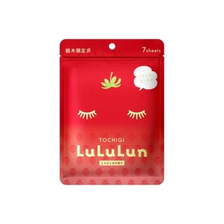 (แพ็ค 35 แผ่น)LuLuLun Premium Tochigi Strawberry Face Mask ลูลูลูนแผ่นมาสก์หน้าสูตรผิวกระจ่างใสสตรอว์เบอร์รี่เมืองโทชิกิ