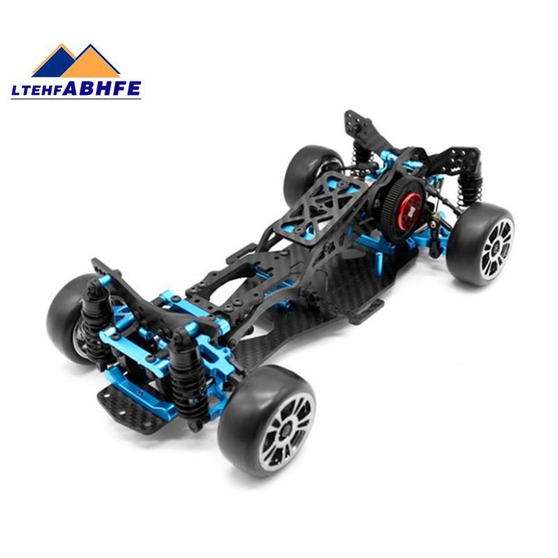[ขายร้อน L] DIY RC รถด้านหลังไดรฟ์ Drift Racing กรอบสําหรับ 1/10 Mini-Size RC รถกรอบ Drift รถชุดรุ่น