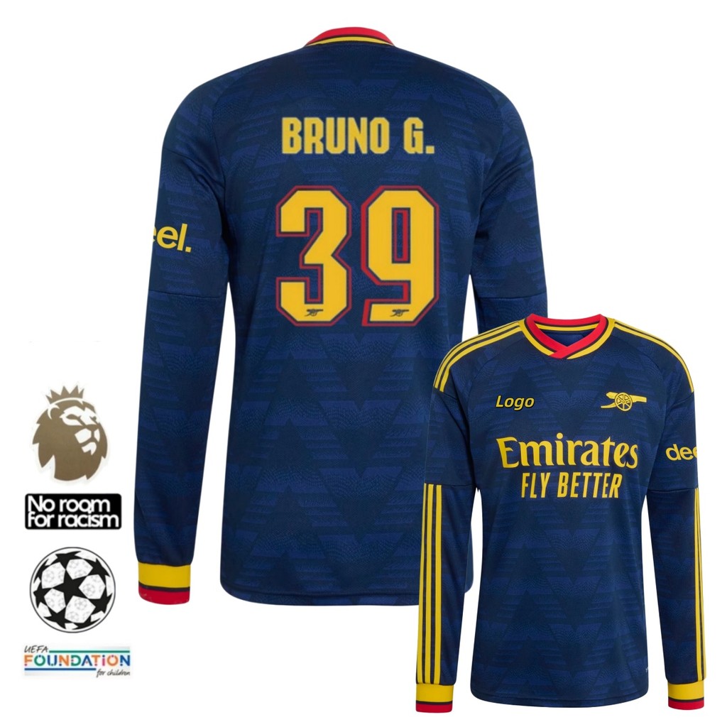 Fans Edition Arsenal 26/27 เสื้อฟุตบอลแขนยาวผู้ชาย Arsenal Away