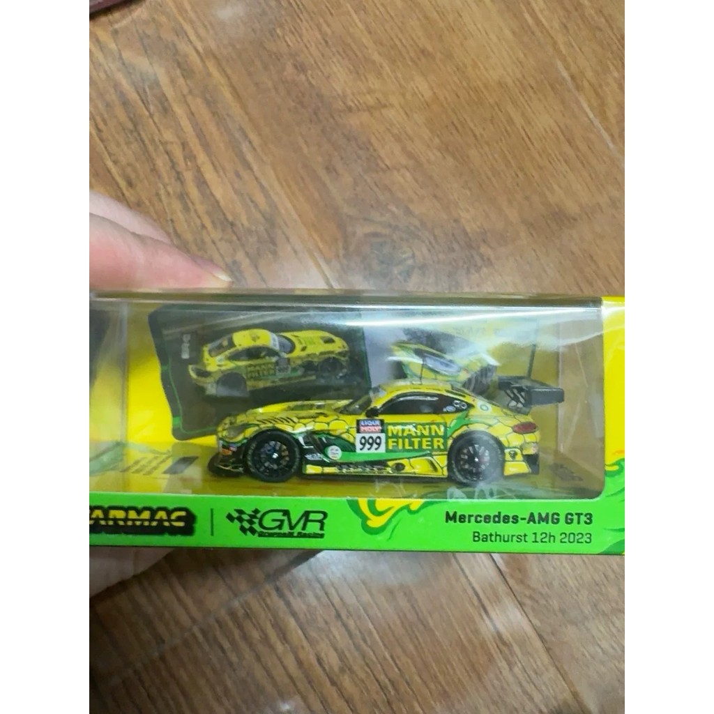 [ชุดเดี่ยวพร้อมสต็อก] Traac Works 1: 64 Mercedes-AMG GT3 Bathurst 12h 2023 GVR No. 999 รถ Python เคล
