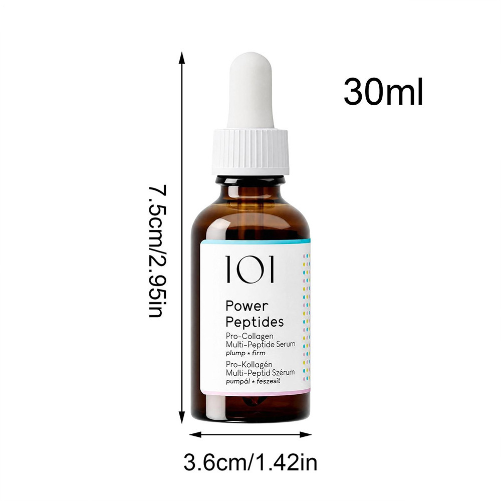 Geek & Gorgeous 30ml Power Peptides Facial Smoothing Skin Care สําหรับฟื้นฟูผิวทุกวัน Regimen