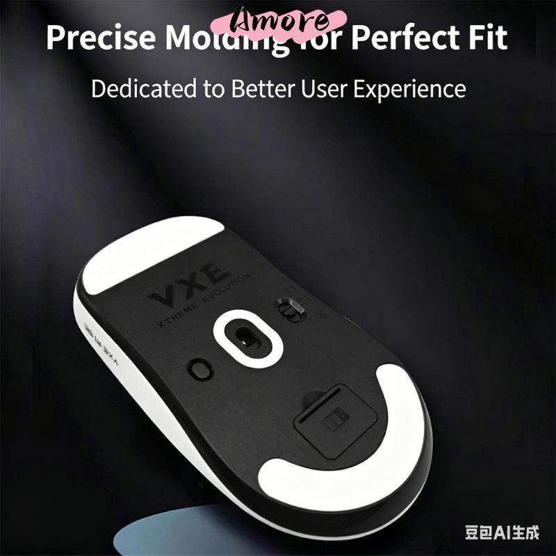 Amore Espots แรงเสียดทานต่ํา PTFE Mouse Skates ICE สําหรับ VXE R1Pro Mouse Feet Pad