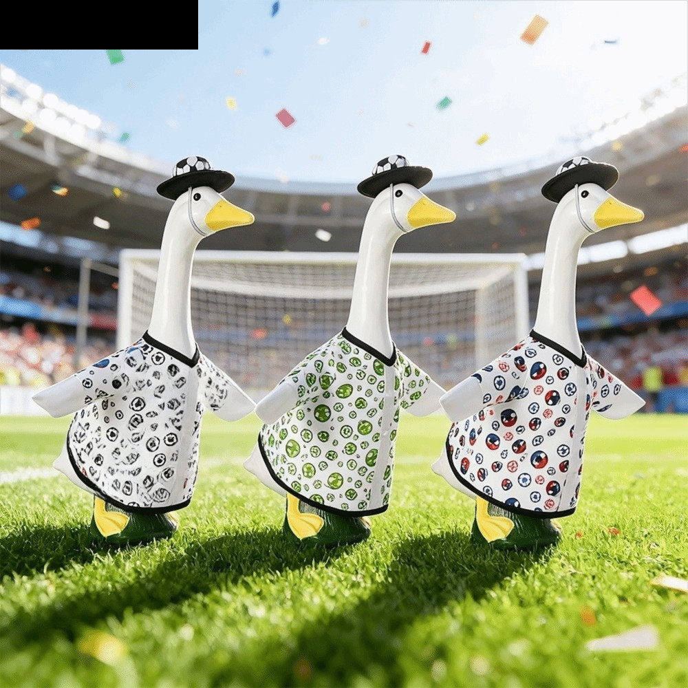 AUBREY1 Porch Geese เครื่องแต่งกาย, ทนต่อการสึกหรอ 23 นิ้วสนามหญ้า Geese เครื่องประดับ, มีสไตล์พร้อม