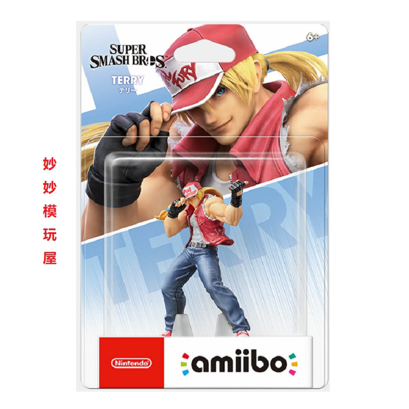 [amiibo ของแท้] Nintendo Hungry Wolf Legend of Fighters Terry Terry Terry Figure Ready Stock จัดส่งฟ