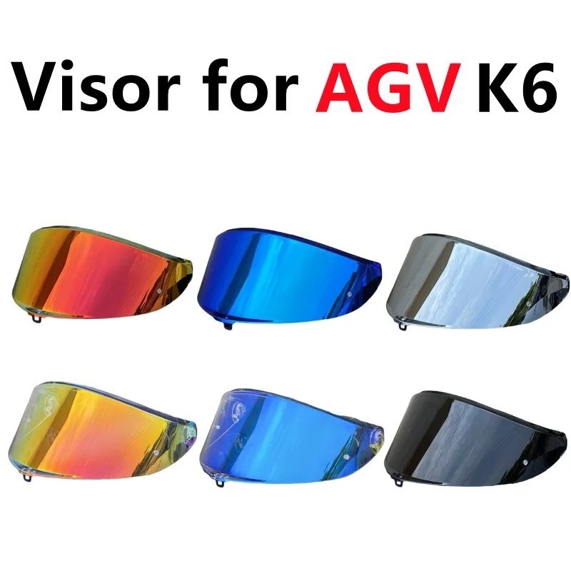K6 หมวกกันน็อคเลนส์ Face Shield Windproof สําหรับ AGV K6 K6S Visor อุปกรณ์เสริมรถจักรยานยนต์