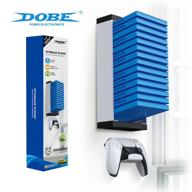 P PS5 Wall Type Disc Storage Bracket PS5/Xbx Universal แบบแขวน Handle Hanger P5 Host Storage Disc Ra