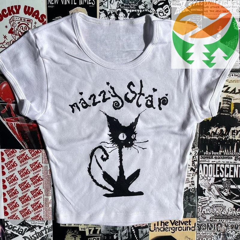 Rg1 Y2K T-ShirT-SleeveTp Gthic StreeT-ShirWmPriteBlack T-ShirWmSemmeTp Maidens Chic