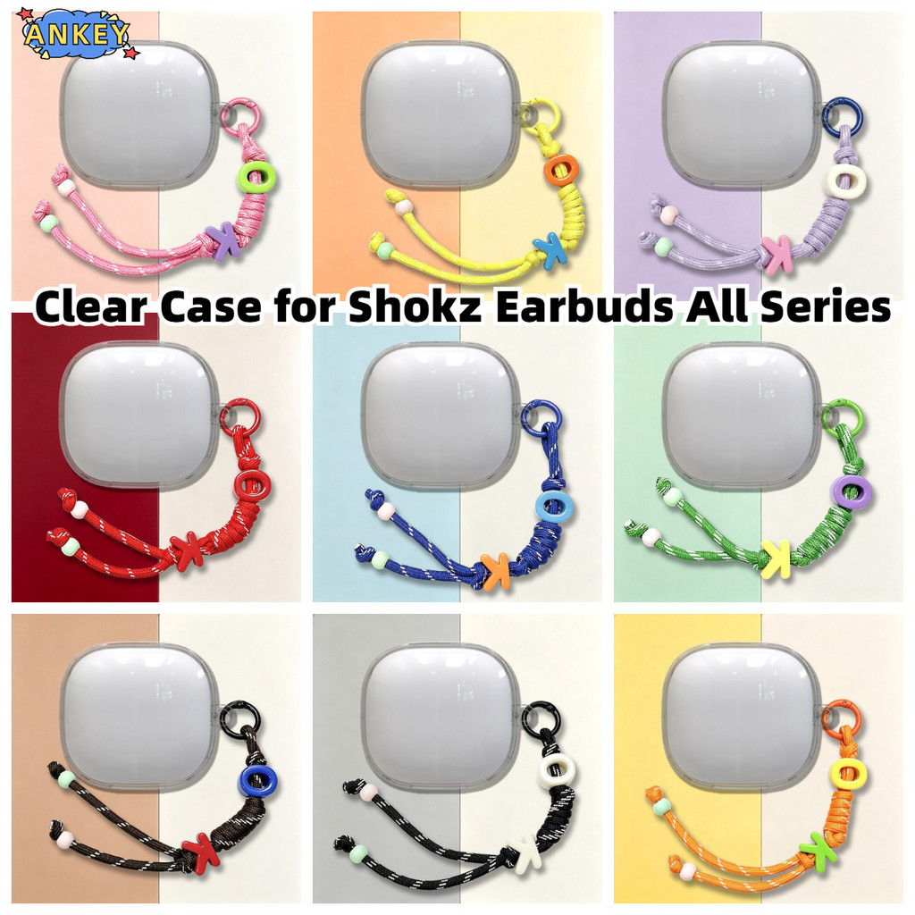Compatible with Shokz OpenFit 2 / Fit 2+ Case Protective Transparent Clear TPU Covers for Shokz Open