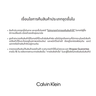 CALVIN KLEIN เสื้อยืดคอกลมแขนสั้นผู้ชาย CK Monogram Logo ทรง Oversized รุ่น 4RG005G YAF-สีขาว