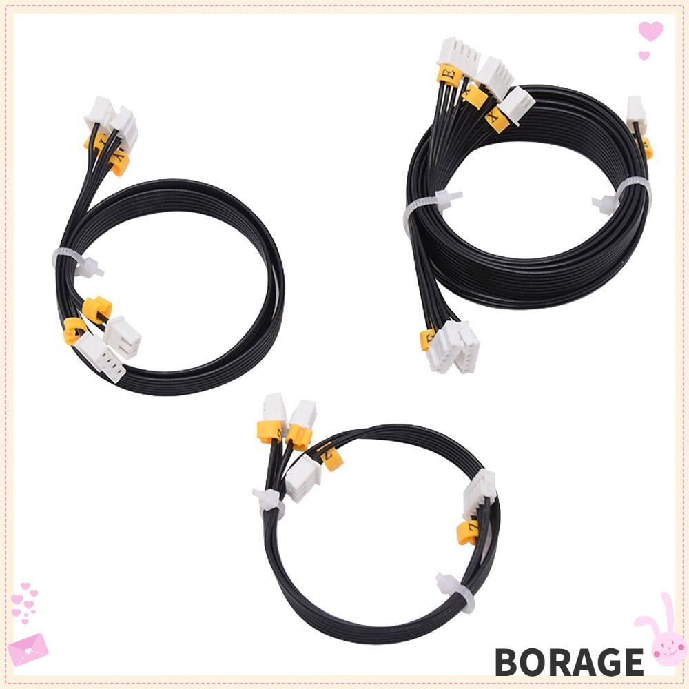 BORAG Ender 3 Stepper Motor สาย, XI แกน Stepper Motor และสวิตช์จํากัด, สาย Endstop ทนทานสีดํา Ender 