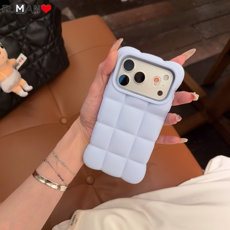 สไตล์เกาหลี 3D Cloud เคสโทรศัพท์สําหรับ OPPO A6 A6i A6K A6S A6T A6X A5X Reno 16 16F 15 Pro Max Mini 