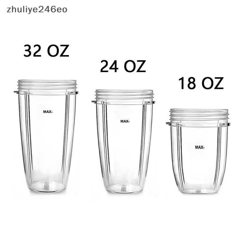 Zhuliye246eo] กระปุกถ้วยทดแทน 18/24/32oz สําหรับ Nutribullet 600W NutriBullet Pro 900 ใหม่