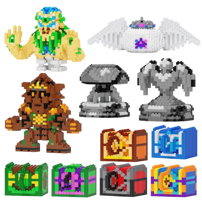 Terraria Meat Mountain Wall Terraria Hand-Made เครื่องประดับอาคารบล็อกของเล่นเด็กของขวัญเกมอุปกรณ์ต่
