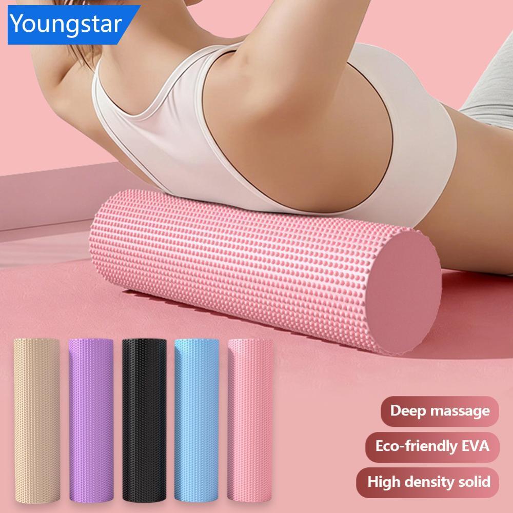 FYY Soft Density Muscle Massage Foam Roller Textured คอลัมน์โยคะ EVA Foam Roller F9W8