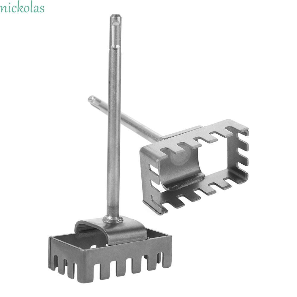 PHOECAXON เครื่องตัดรูสี่เหลี่ยม, Punch Slotting Square Socket Punch, Creative Square-handle 4 Pits 