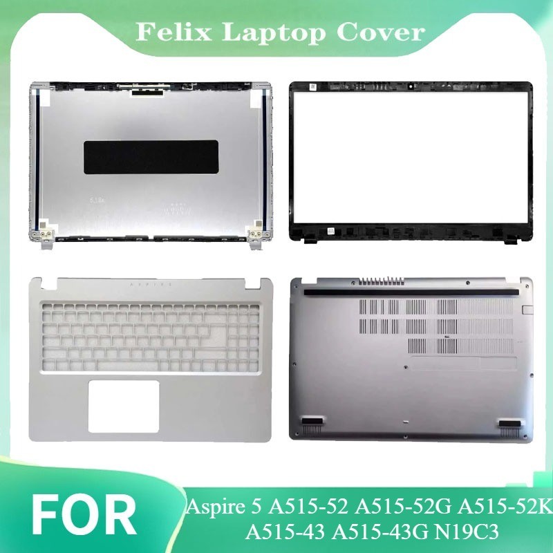ใหม่สําหรับ Acer Aspire 5 A515‐52 A515‐52G A515‐52K A515‐43 A515‐43G N19C3 แล็ปท็อปปกหลัง LCD Top Ca