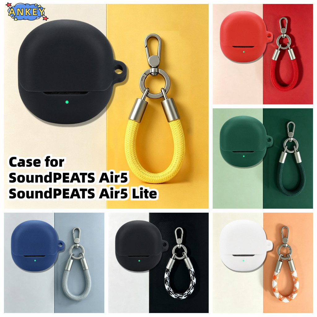Compatible with SoundPEATS Air5 Lite Bluetooth Earphone Silicone Protective Case for SoundPEATS Air5