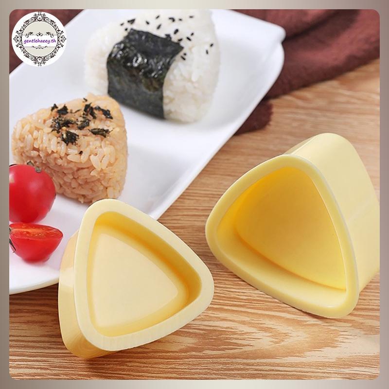 GG แม่พิมพ์ซูชิ Sushi Maker Onigiri ข้าวปั้นอาหารกดสามเหลี่ยม Sushi Maker แม่พิมพ์ญี่ปุ่น Bento อุปก