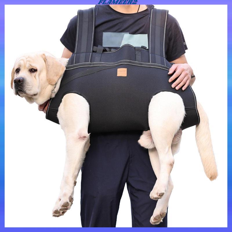 [Flameer2] Outdoor Carrier Tote Front Dog Carrier Backpack Adjustable Pet Carrying Legs Out Front Ca