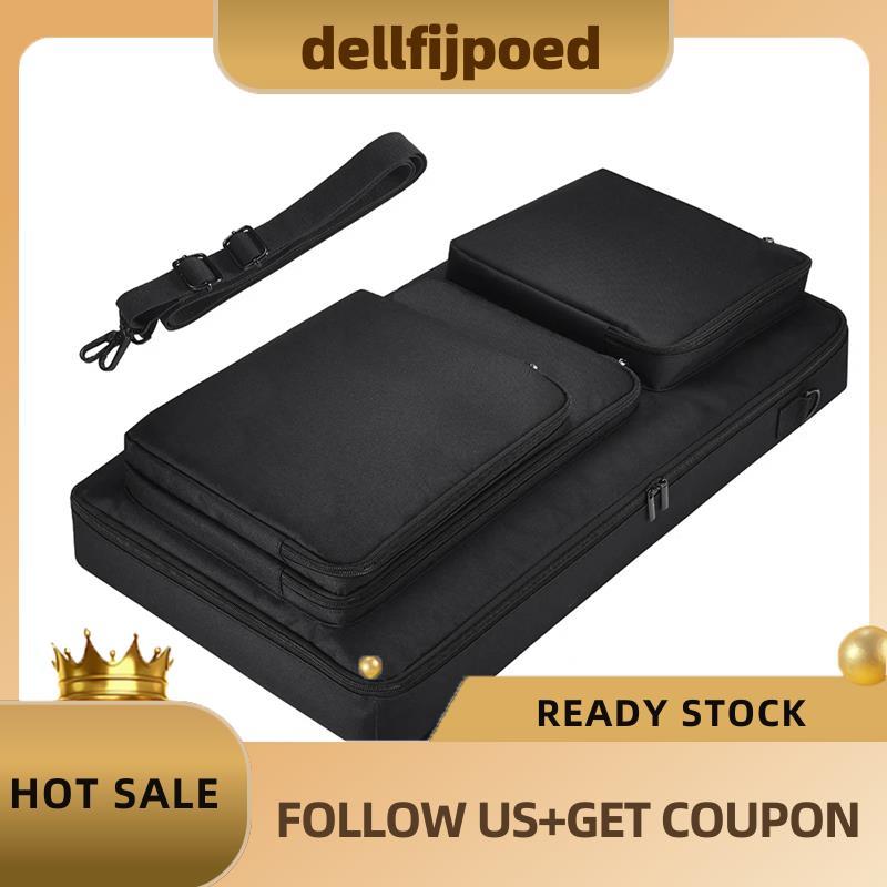 dellfijpoedCarrying Case กระเป๋าพร้อมสายคล้องไหล่สําหรับ -FLX6 -SX2 -SX3 DJ Controller Travelling Ca