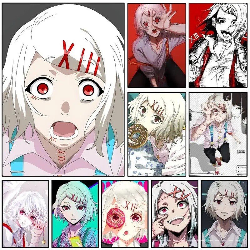 อะนิเมะ T-Tokyo Ghoul J-Juuzou Suzuya โปสเตอร์ศิลปะพิมพ์บ้านห้องนอนห้องนั่งเล่นตกแต่งของขวัญ