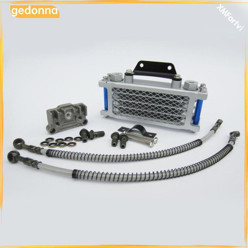 [gedonna] หม้อน้ําชุดทําความเย็นน้ํามันเครื่องอลูมิเนียมสําหรับ 125cc 140cc PIT PRO Trail Dirt Bike