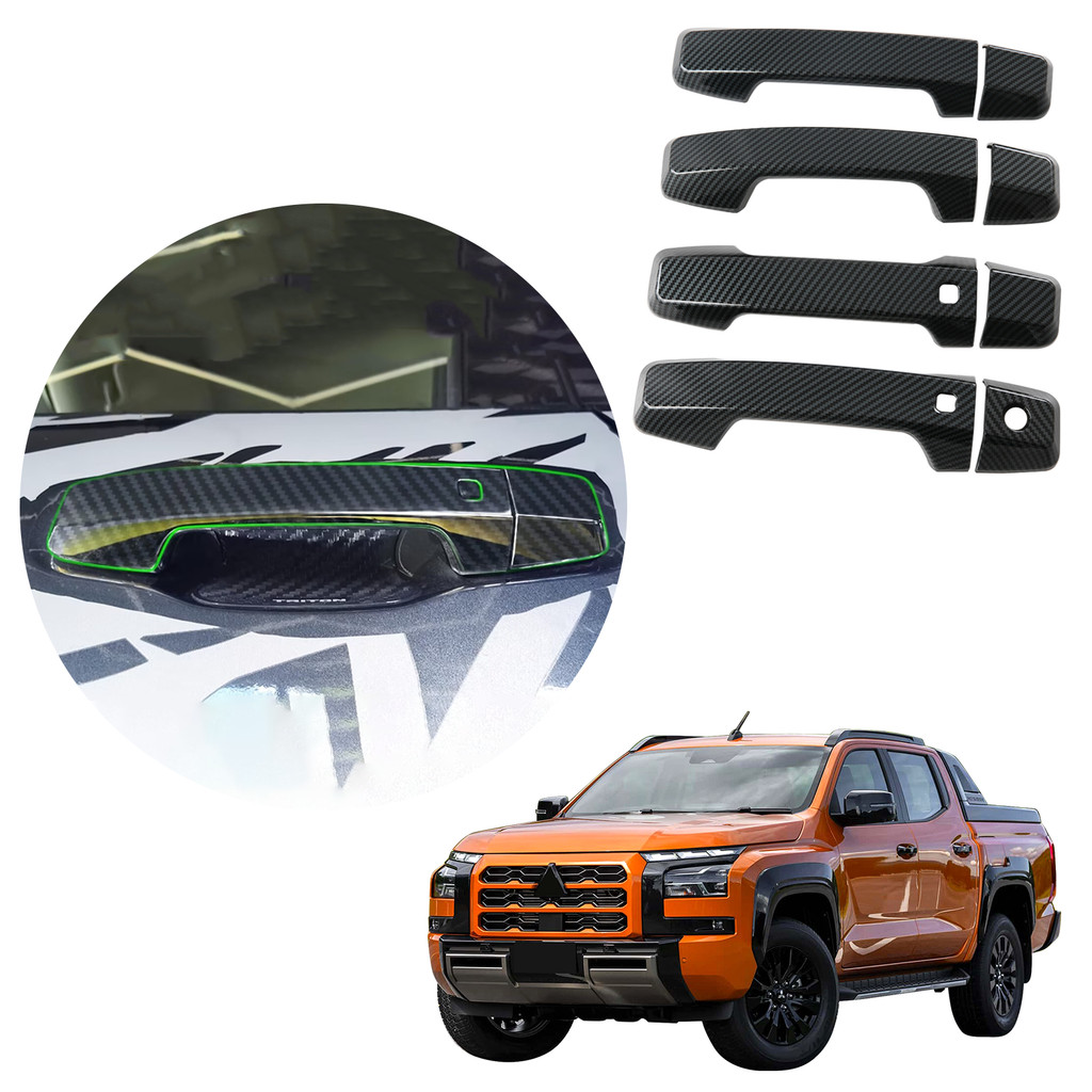 Premium-รถตกแต่งภายนอกด้านนอกด้านข้างใส่ Molding แผงประตูอุปกรณ์เสริม Body Kit สําหรับ Mitsubishi TR