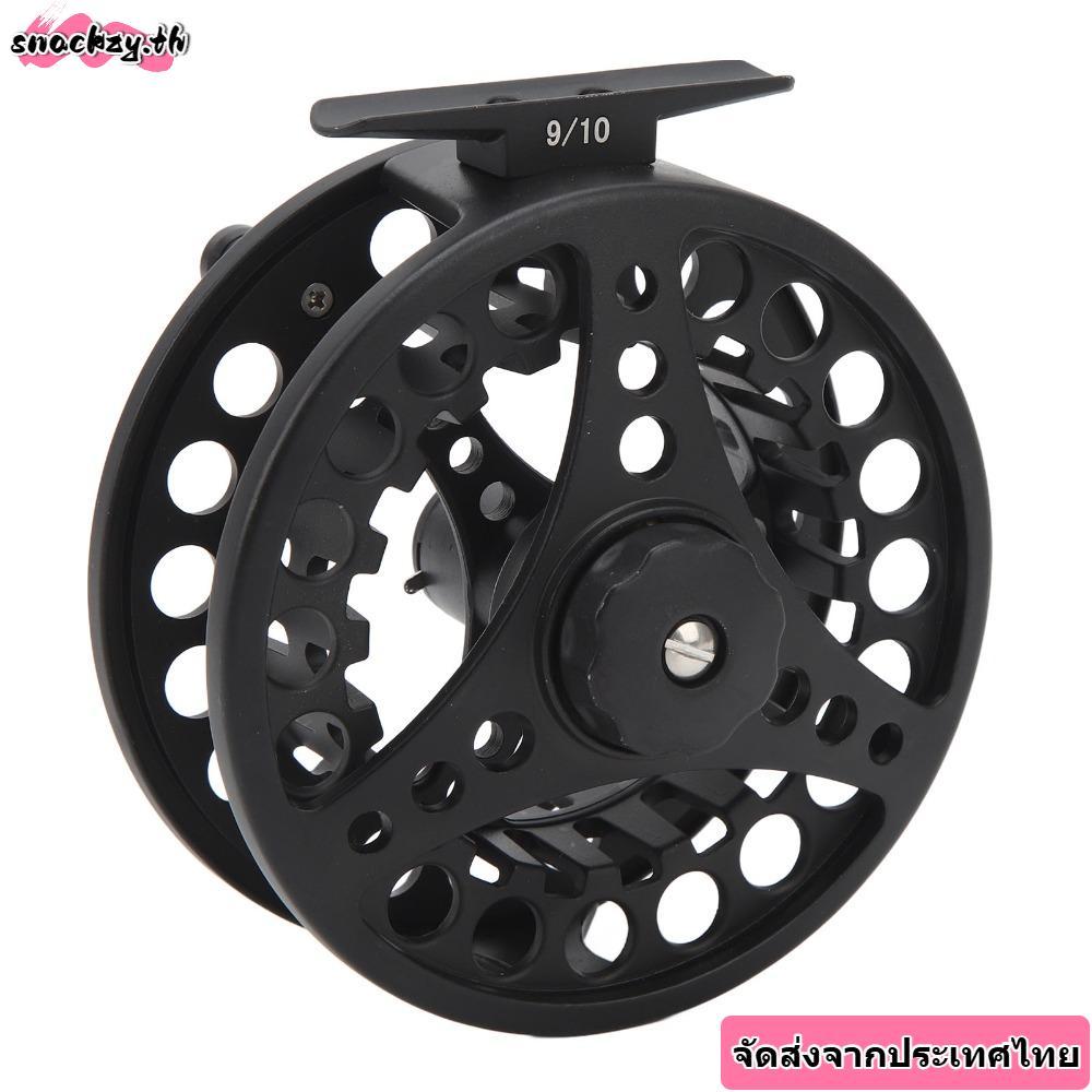 SNACCKZY Fly Fishing Reel, 9/10 WT สังกะสี-อลูมิเนียมหล่อ Fly Reel, แบบพกพาซ้ายขวา Hand Retrieve 3 แ