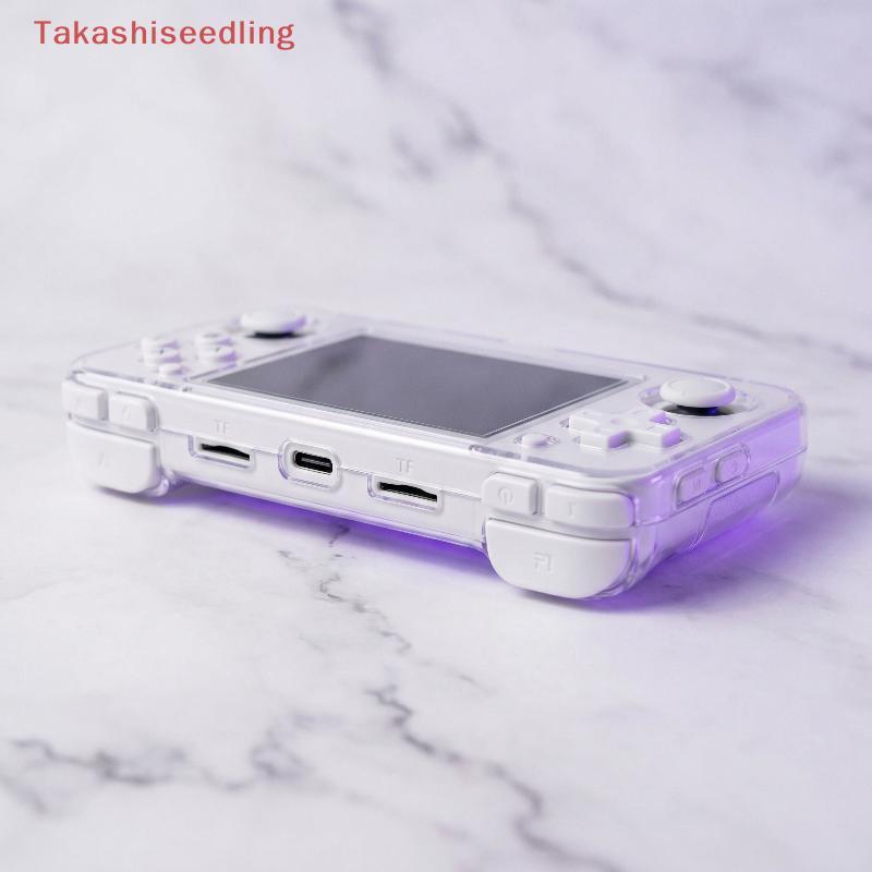 (Takashiseedling) คอนโซลเกม R36S Ultra แบบใช้มือถือโปร่งใสกันฝุ่นสําหรับที่เก็บอุปกรณ์สําหรับเล่นเกม